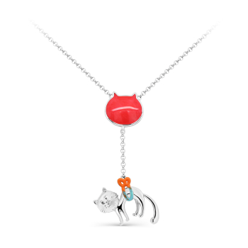 Серебряное колье