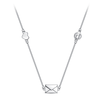 Серебряное колье
