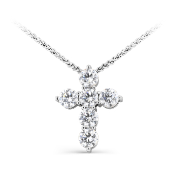 Серебряное колье с фианитами