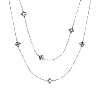 Серебряное колье